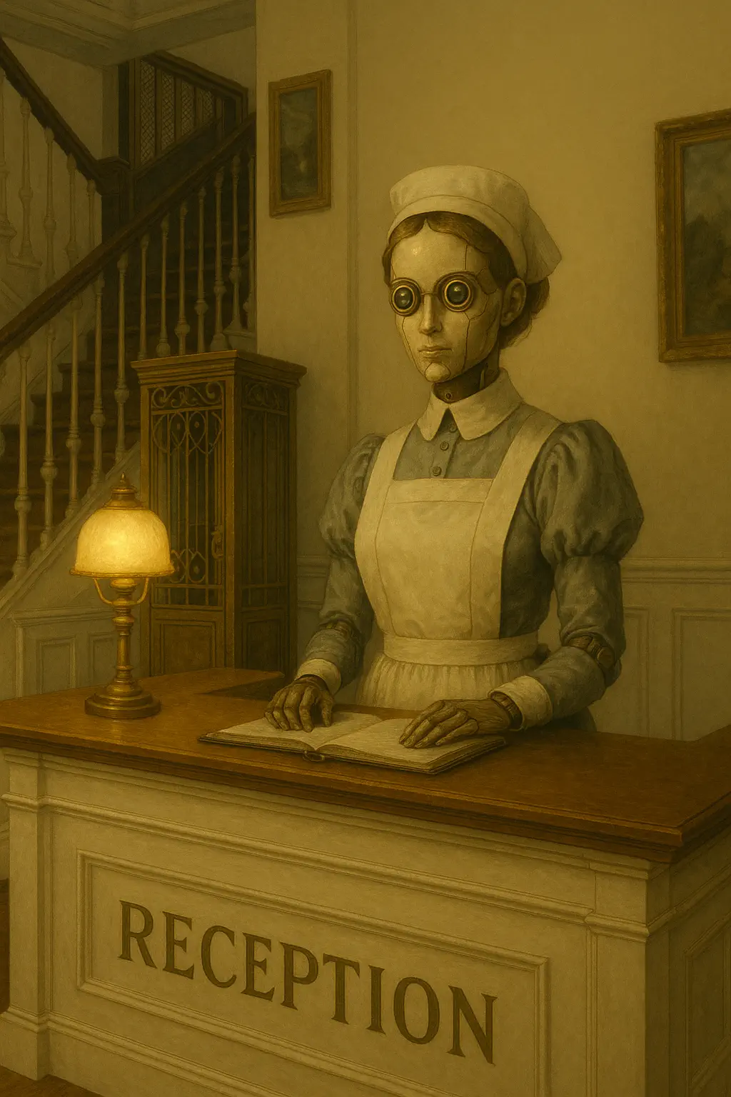 Maura the receptionist nurse